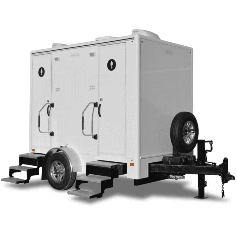 2 Stall Restroom Trailer Rental