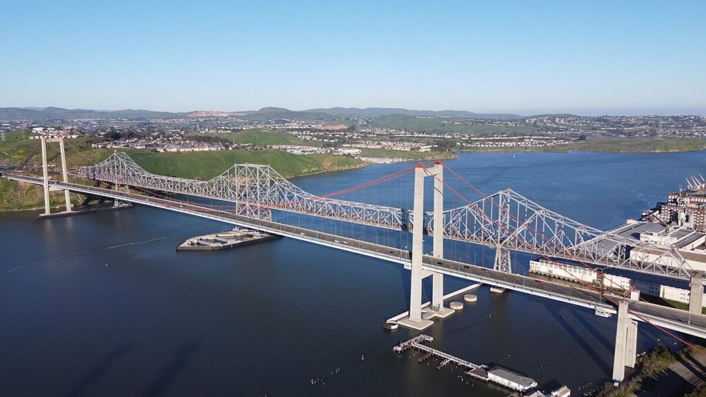 Carquinez bridge in Vallejo