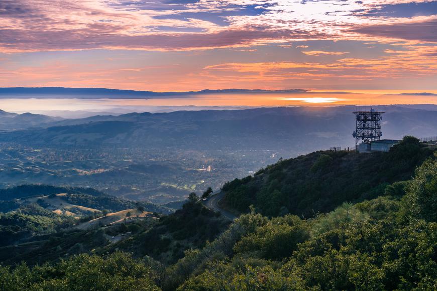 Sunset from Walnut Creek Hills