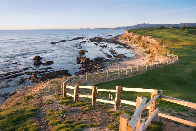 Path to ocean from half moon bay event rental location