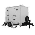 Two Stall Restroom Trailer Rental