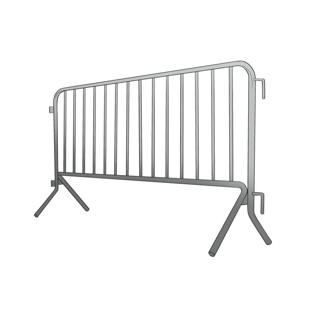 Barricade for concert rental